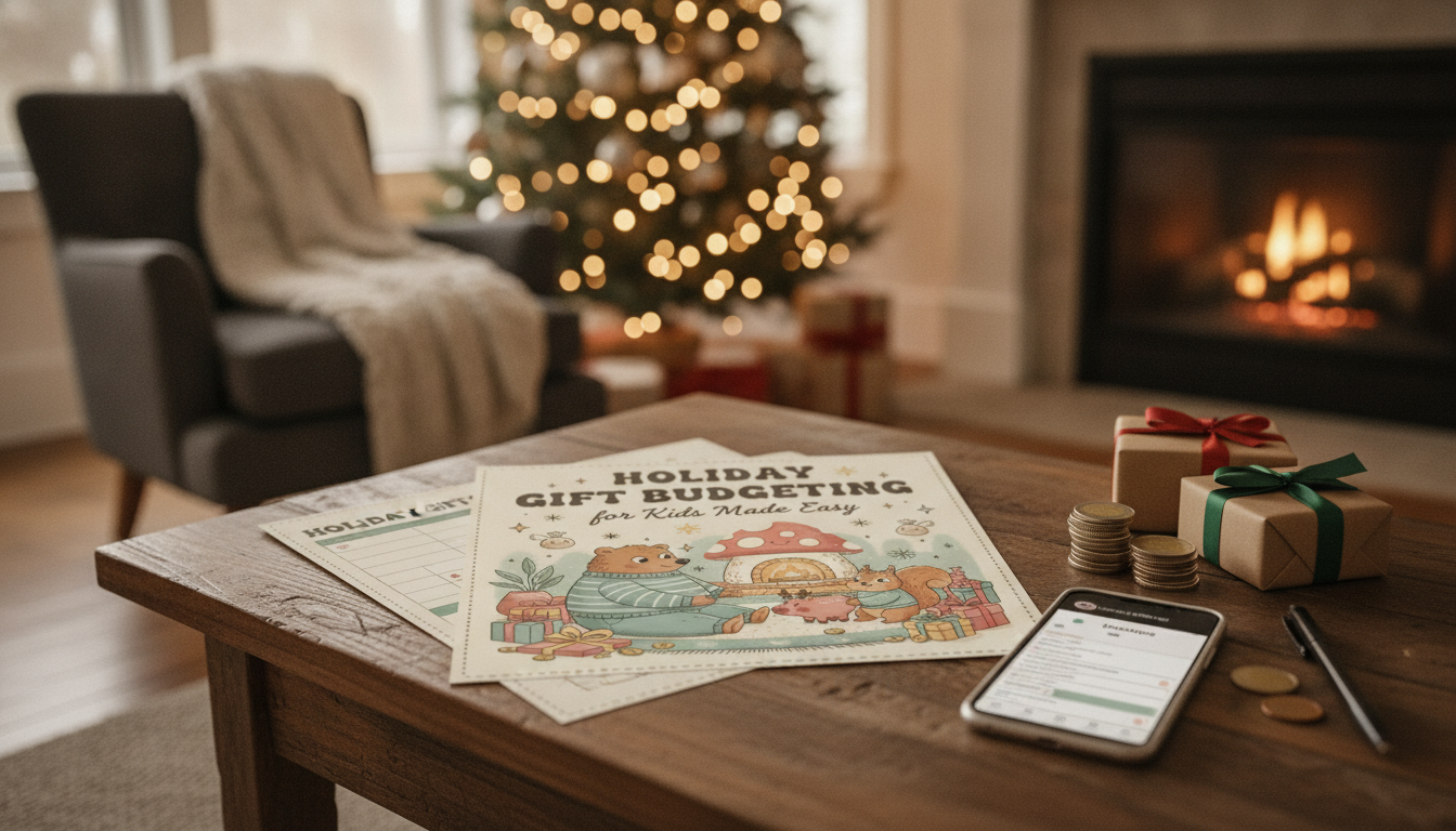 Holiday Gift Budgeting for Kids: Simple Plan + Printable