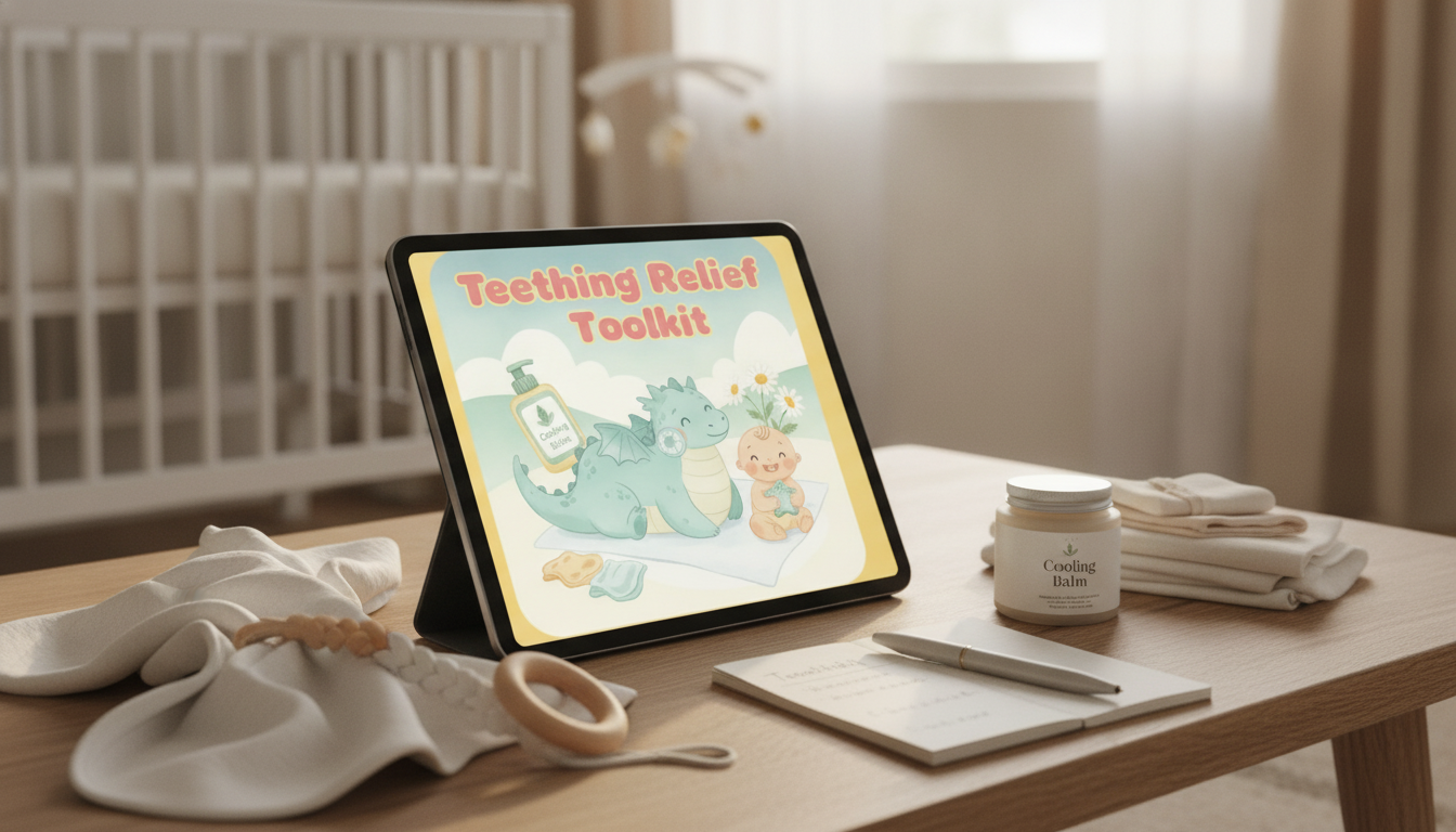 Teething Relief Toolkit: Safe Soothing Steps + Checklist